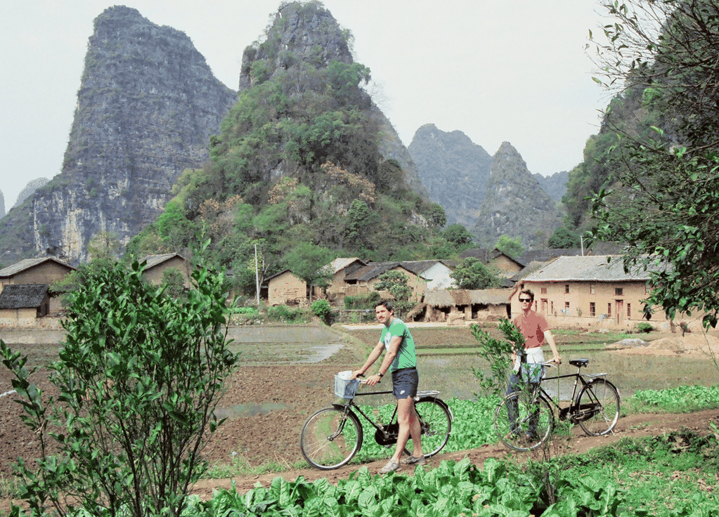 九十年代初的阳朔乡村骑行